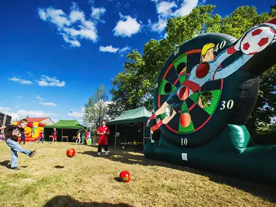 Bramka Celnościowa - Park Atrakcji Mega Piłkarski - Organizacja Imprez, Pikników, Festynów