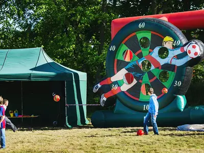 Bramka Celnościowa - Park Atrakcji Mega Piłkarski - Organizacja Imprez, Pikników, Festynów