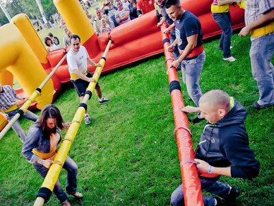 Gigantyczne Piłkarzyki - Zestaw Tematyczny Piłka Nożna 1 - Organizacja Imprez, Pikników, Festynów