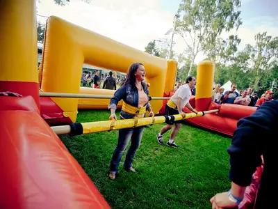 Gigantyczne Piłkarzyki - Zestaw Tematyczny Piłka Nożna 1 - Organizacja Imprez, Pikników, Festynów