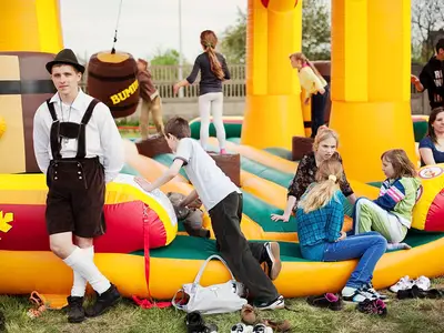 Latające Beczki - Zestaw Tematyczny Oktoberfest - Organizacja Imprez, Pikników, Festynów