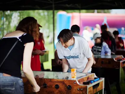 Mistrzostwa w piłkarzyki na 3 stołach - Zestaw Tematyczny Piłka nożna 2 - Organizacja Imprez, Pikników, Festynów