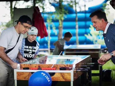 Mistrzostwa w piłkarzyki na 3 stołach - Zestaw Tematyczny Piłka nożna 2 - Organizacja Imprez, Pikników, Festynów