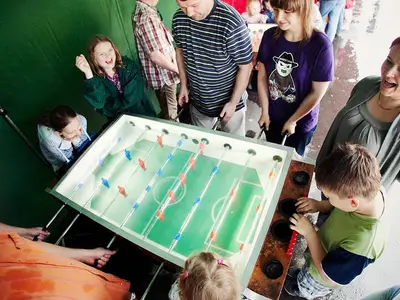 Mistrzostwa w piłkarzyki na 3 stołach - Park Atrakcji Oktoberfest - Organizacja Imprez, Pikników, Festynów