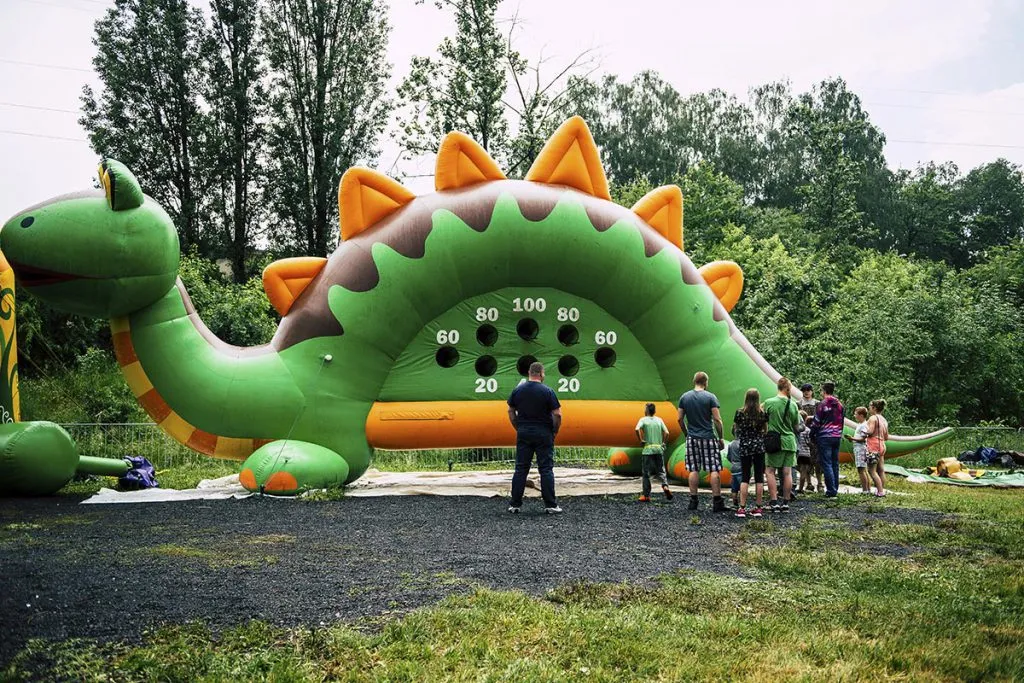 Polowanie na dinozaura - dmuchańce Dart-Pol