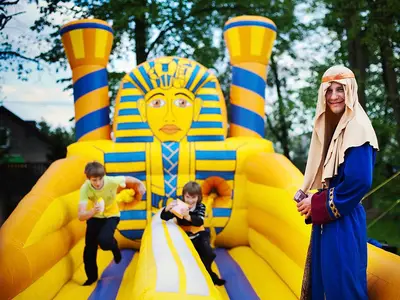 Sprężynująca Lina Egipt - Park Atrakcji Arabski - Organizacja Imprez, Pikników, Festynów