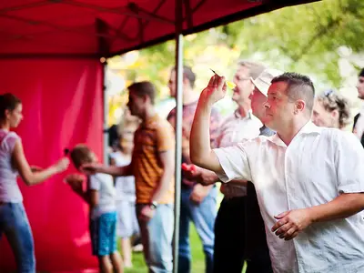 Turniej darta na 3 tarczach - Park Atrakcji Piracki - Organizacja Imprez, Pikników, Festynów