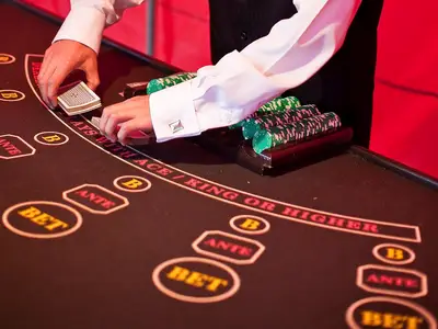 Zabawa w pokera z obsługą krupiera - Park Atrakcji Las Vegas - Organizacja Imprez, Pikników, Festynów