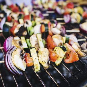 Szaszłyk grillowany wegetariański - usługa cateringowa - organizacja imprez